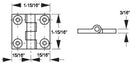 Butt Hinge 1-15/16"x1-15/16"