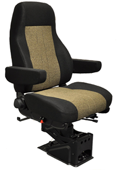National “The Captain” Air Ride Seat – High Back- Upholstered